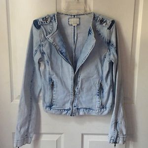 Forever 21 | distresses blue denim jacket
